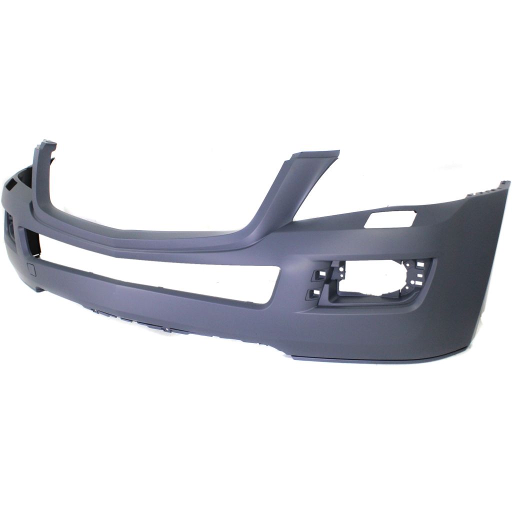 MERCEDES-BENZ GL-CLASS (164) FRONT BUMPER COVER PRIMED 320/450 (OVAL FOG)(W/ WASHER)(WO/SENSOR)(W/ CURVE LIGHT) OEM#16488552259999 2007-2009 PL#MB1000255