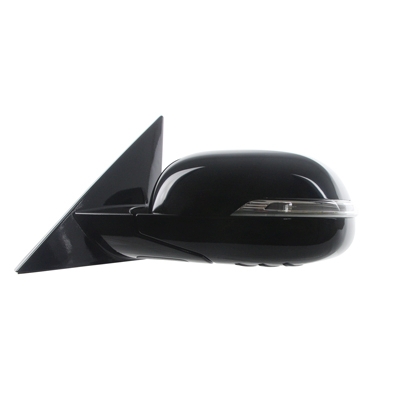 KIA SOUL DOOR MIRROR LEFT (Driver Side) PWR/HTD/SIGNAL/P-FOLD (WO/BSD) (GLOSS BASE) OEM#87610B2570 2014-2016 PL#KI1320204