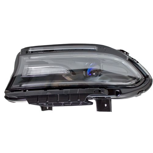 DODGE CHARGER HEAD LAMP ASSEMBLY LEFT (Driver Side) (HALOGEN) (W/LED DRL) OEM#68214397AD-PFM 2015 PL#CH2502270
