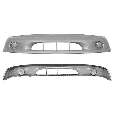 DODGE TRUCKS & VANS DURANGO FRONT BUMPER COVER PRIMED (W/O FOG) (Lower) OEM#4897588AB 1998-2000 PL#CH1000289