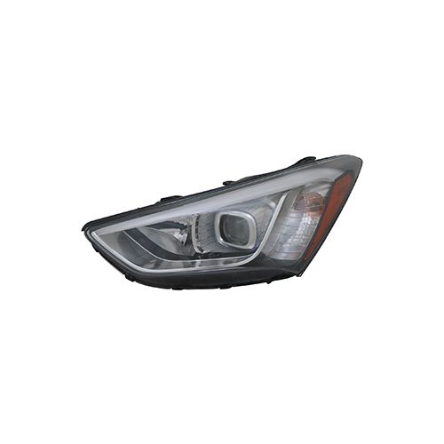 HYUNDAI SANTA FE /SANTA FE XL (3.3L) HEAD LAMP ASSY LEFT (Driver Side) (HALOGEN) OEM#92101B8020 2013-2016 PL#HY2502175
