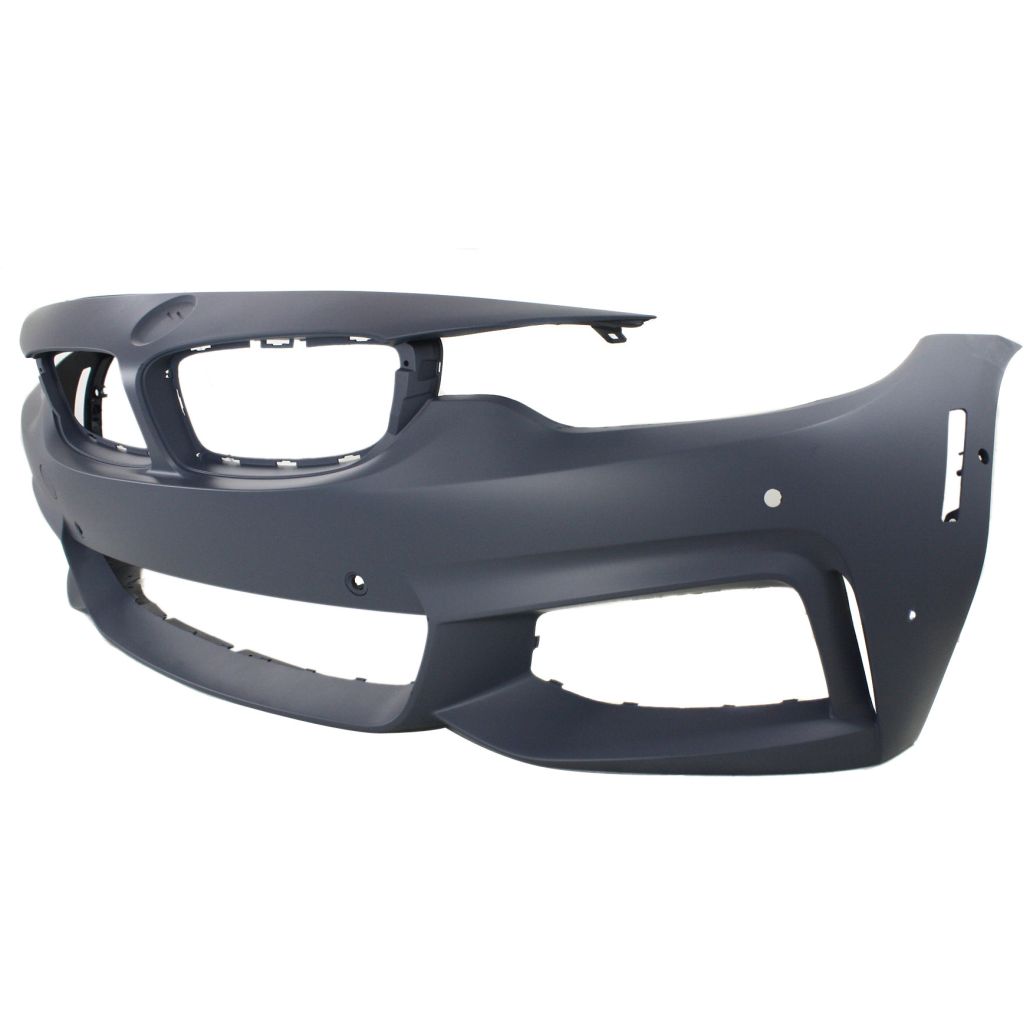 BMW BMW 4 (4DOORS/GRAN COUPE) FRONT BUMPER COVER PRIMED (W/M SPORT) WO/WASHER W/ PK SENSOR W/PK ASSIST OEM#51118060884 2015-2020 PL#BM1000339