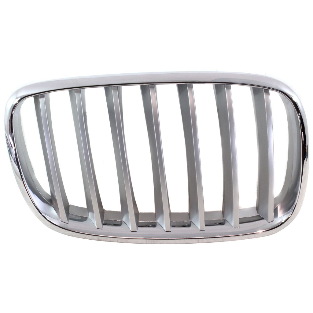 BMW BMW X5 GRILLE RIGHT (Passenger Side) CHR/SLV OEM#51137185224 2011-2013 PL#BM1200183