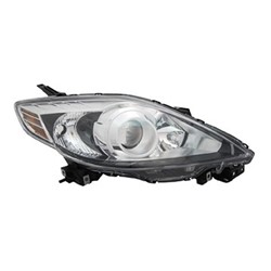MAZDA MAZDA5 HEAD LAMP UNIT RIGHT (Passenger Side) (HALOGEN)(BLK BEZEL) OEM#CE51510K0C 2008-2009 PL#MA2519128