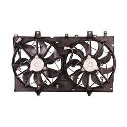 NISSAN(DATSUN) ROGUE (2.5L) RADIATOR & A/C FAN ASSEMBLY (2.5L)(DUAL FAN) OEM#214814BA0A 2014-2020 PL#NI3115150