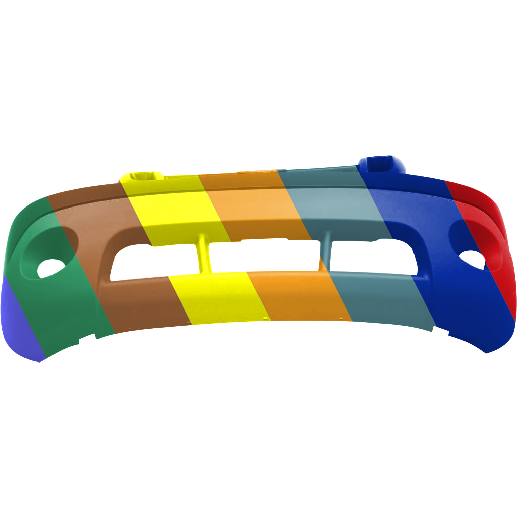FORD TRUCKS & VANS EXPLORER SPORT/SPORT TRAC (PICKUP) FRONT BUMPER COVER PRIMED LWR TXT (W/ FOG) OEM#1L5Z17D957GAA 2001-2003 PL#FO1000463