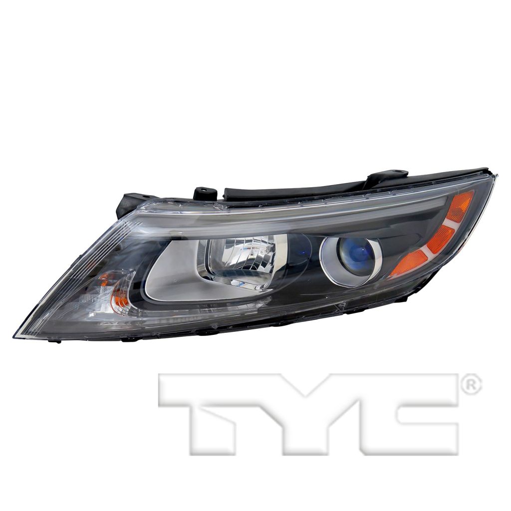 KIA OPTIMA HEAD LAMP ASSEMBLY LEFT (Driver Side) ( HALOGEN)(WO/LED)(USA) **CAPA** OEM#921014C500 2014-2015 PL#KI2502175C