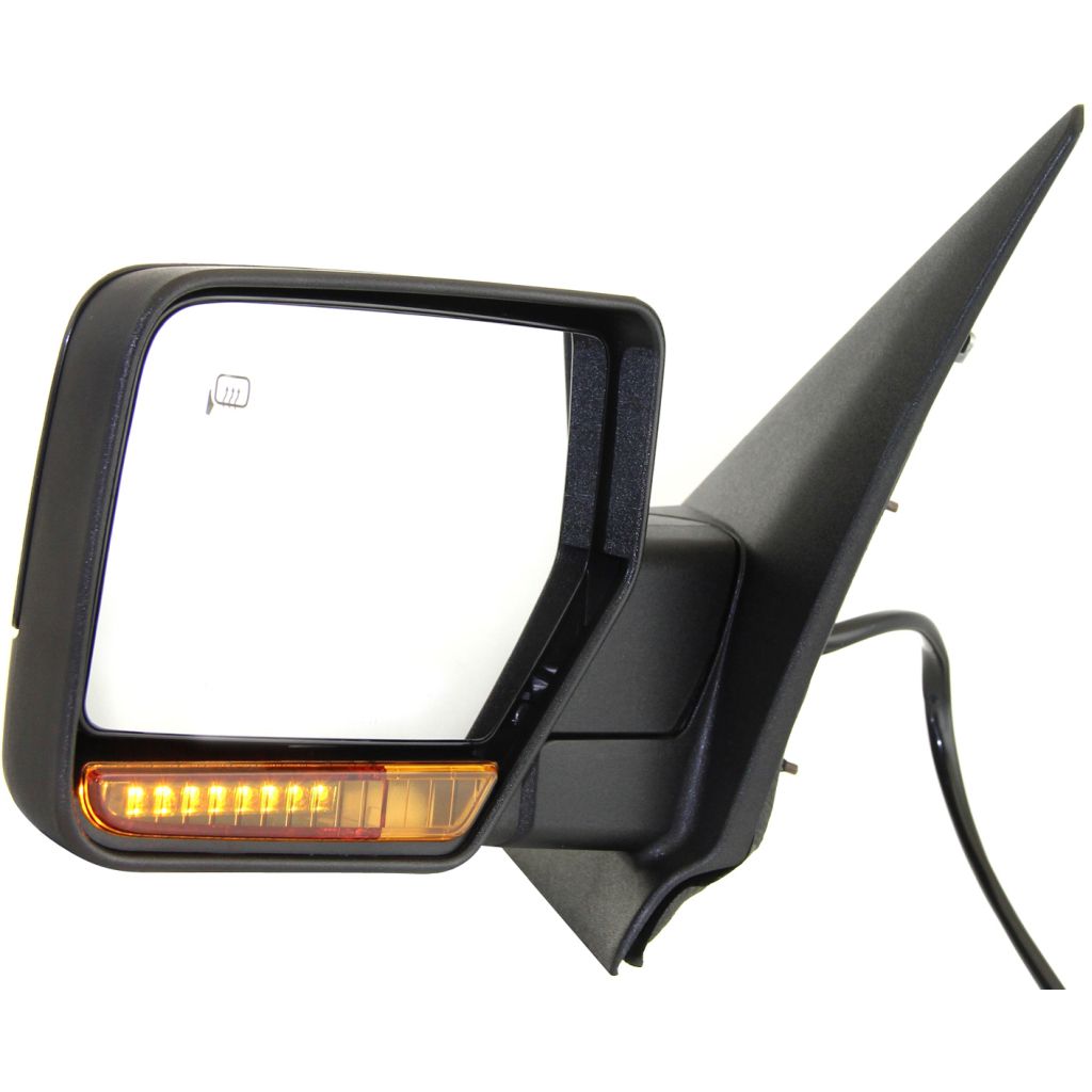 FORD TRUCKS & VANS EXPEDITION DOOR MIRROR LEFT (Driver Side) PWR/HTD/SIGNAL/PUDDLE/M-FOLD/MEMEMORY (BLK) OEM#8L1Z17683BA 2007-2010 PL#FO1320363