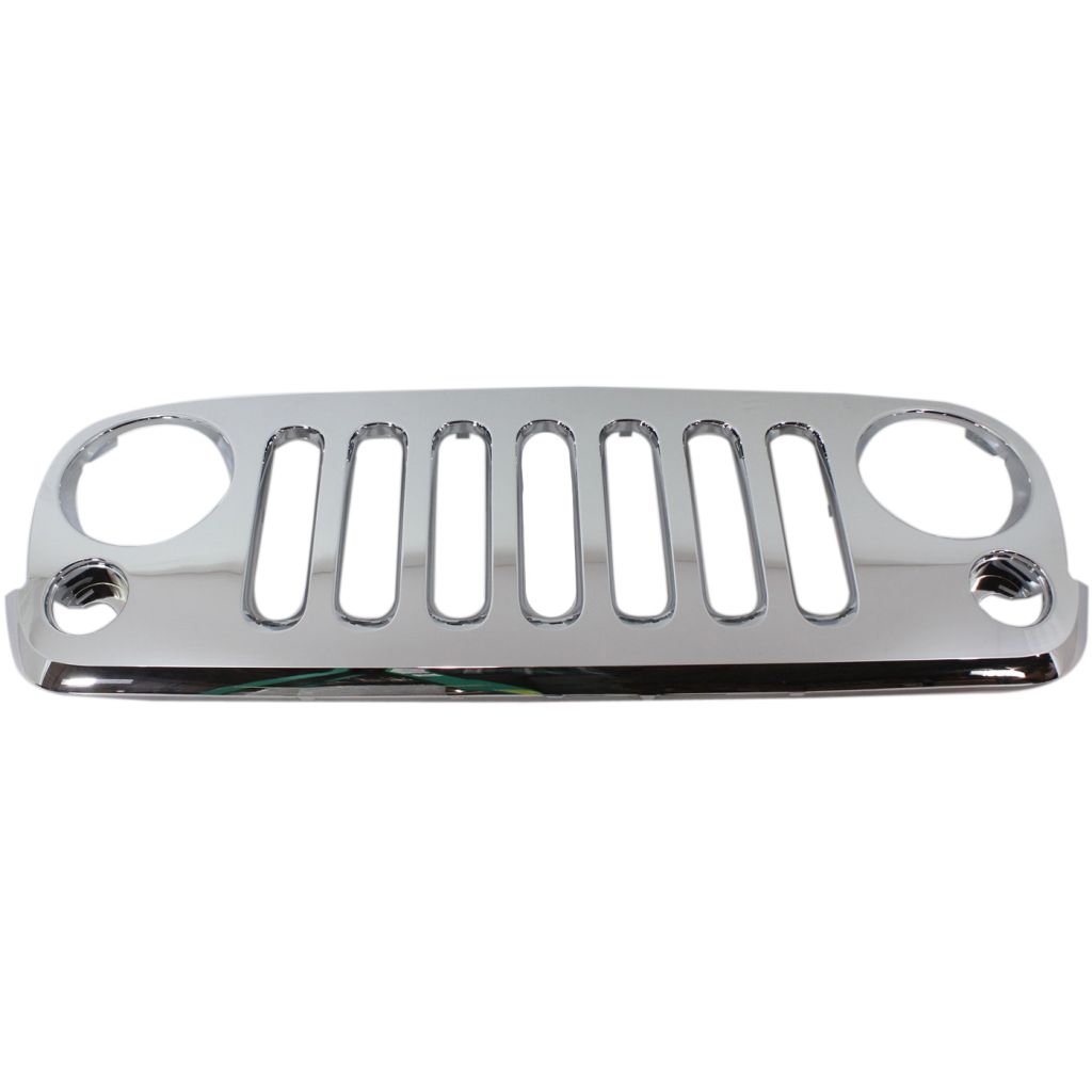 JEEP WRANGLER (JK) ##GRILLE (CHR) OEM#68046306AC-PFM 2007-2018 PL#CH1200328
