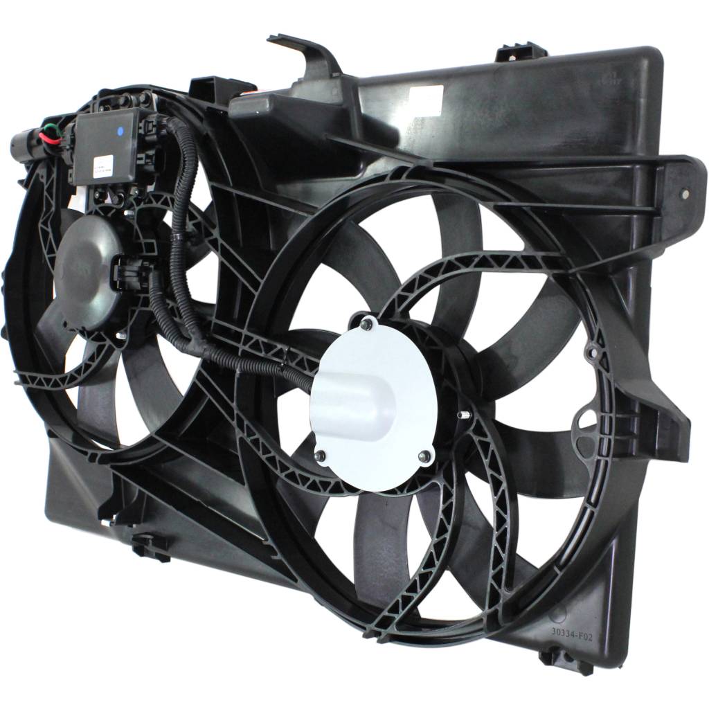 FORD TRUCKS & VANS EDGE RADIATOR & A/C FAN ASSEMBLY (WO/TOWING)(DUAL FAN) OEM#CT4Z8C607B 2007-2010 PL#FO3115177