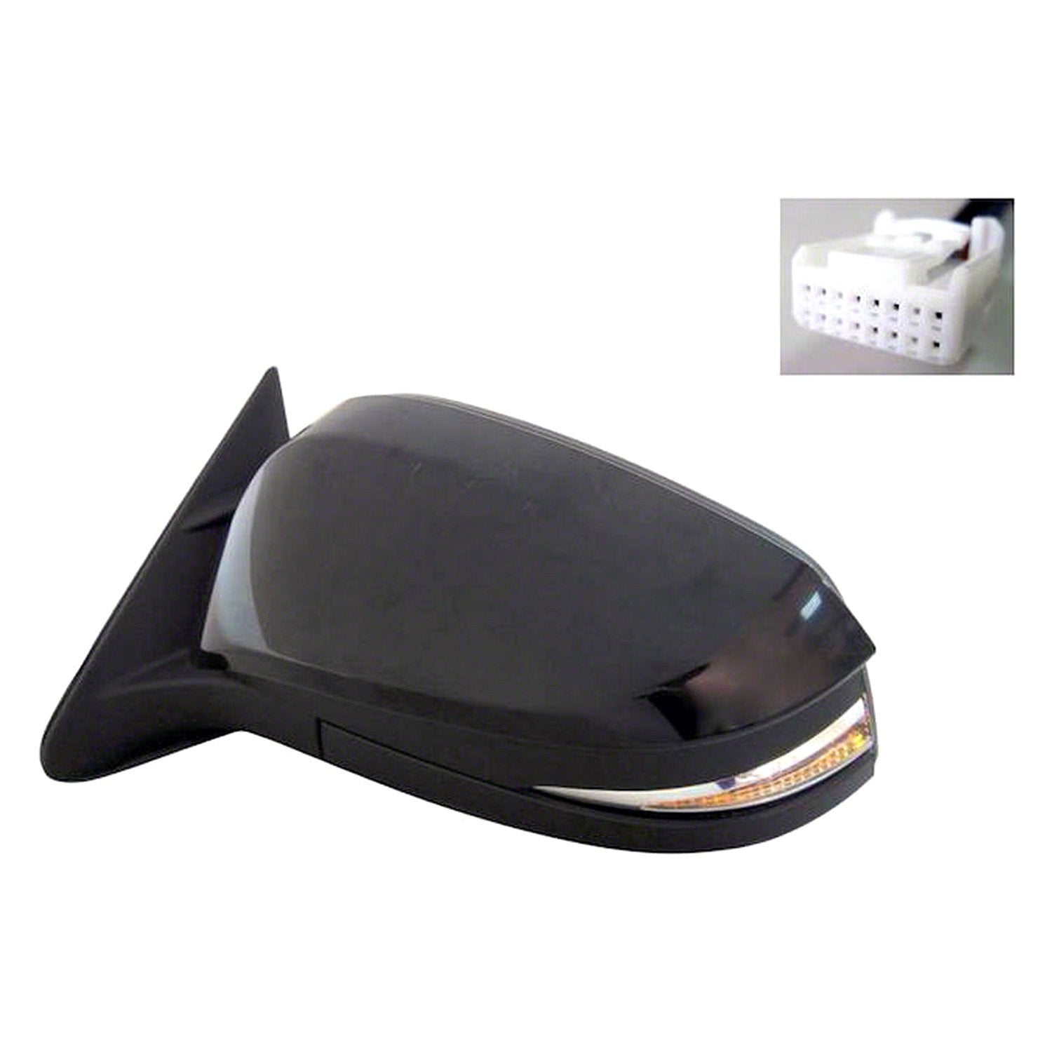 TOYOTA HIGHLANDER HYBRID DOOR MIRROR LEFT (Driver Side) PWR/HTD/SIGNAL/MEMORY (W/BLIS)(W/CVR) OEM#879400E143-PFM 2014-2017 PL#TO1320318
