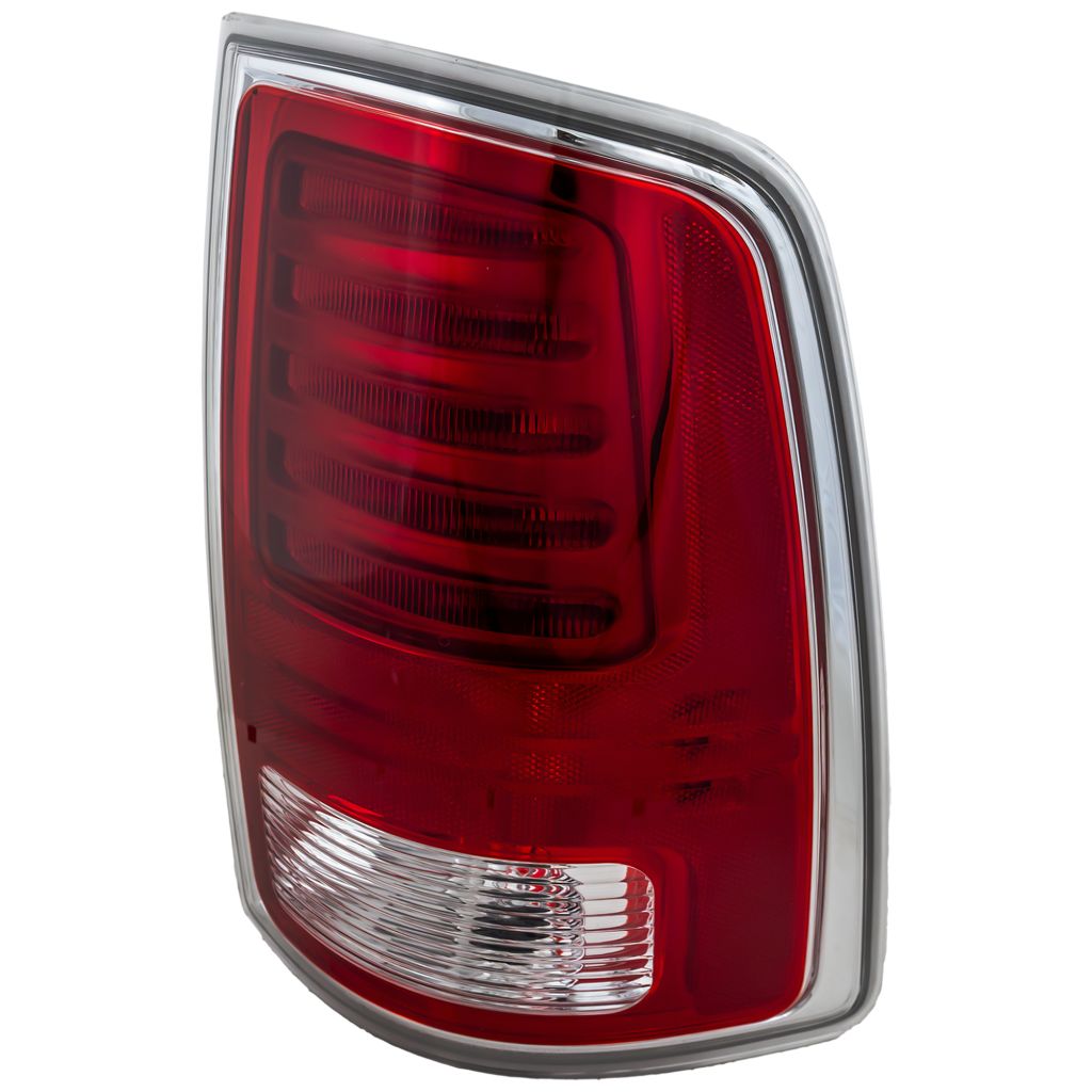 DODGE TRUCKS & VANS DODGE/PU (R1500) TAIL LAMP ASSEMBLY RIGHT (Passenger Side) (LED) W/CHR TRIM **CAPA** OEM#68093078AC (P) 2013-2018 PL#CH2801203C