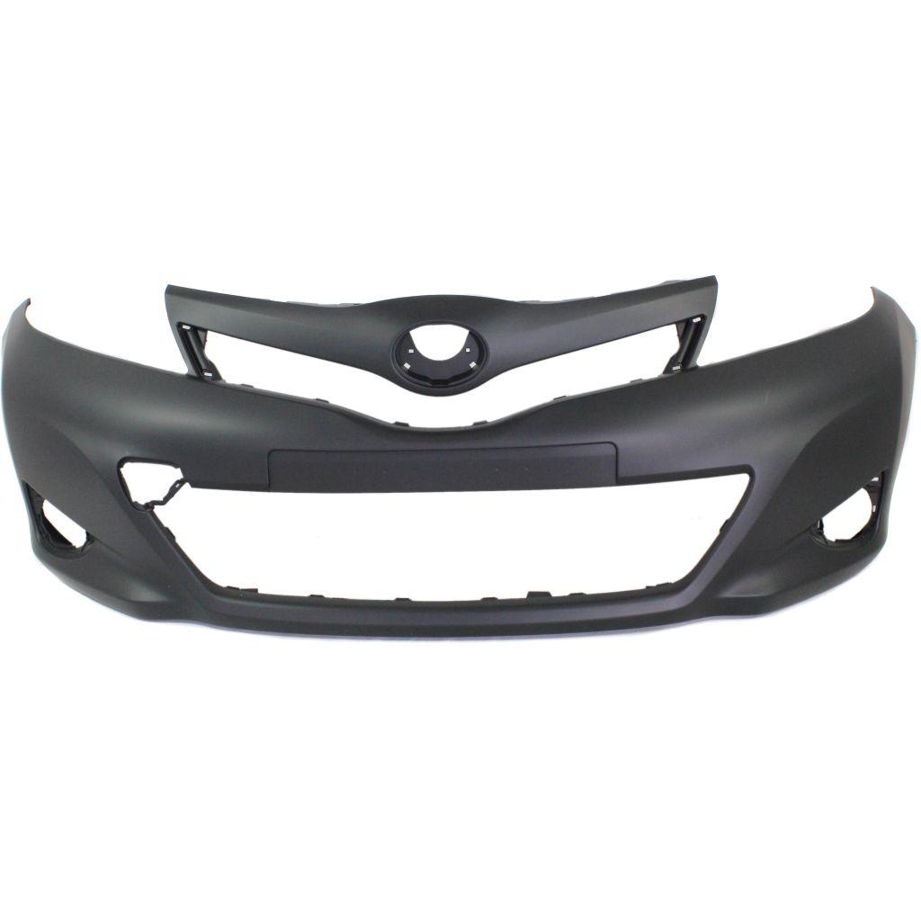 TOYOTA YARIS HATCHBACK(5DOORS) FRONT BUMPER COVER PRIMED (CE/L/LE)(JAPAN) OEM#5211952965 2012-2014 PL#TO1000381