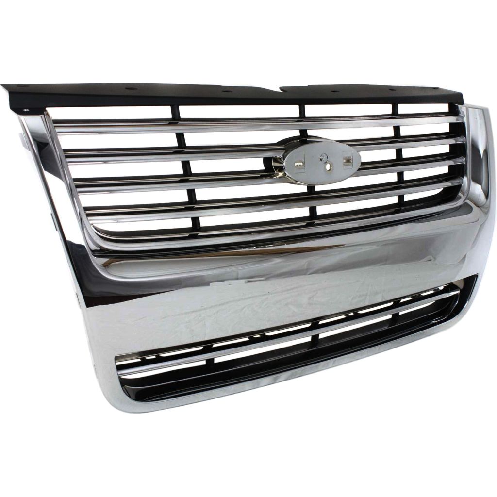 FORD TRUCKS & VANS EXPLORER GRILLE CHROME/BLACK (LTD & XLT W/O Ironman Pkg) OEM#8L2Z8200DA 2006-2010 PL#FO1200476