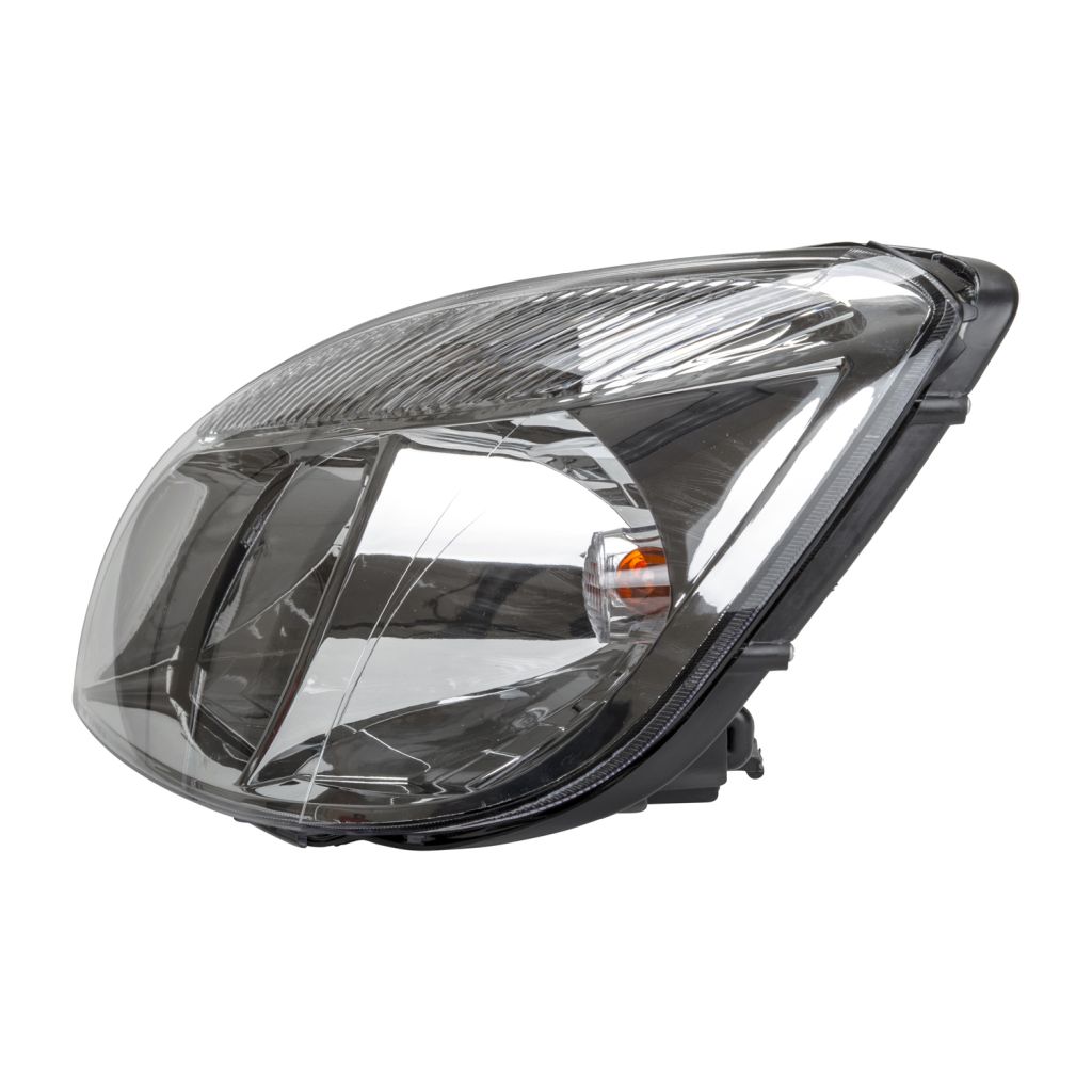 KIA RIO SEDAN HEAD LAMP ASSEMBLY LEFT (Driver Side) (CHROME BEZEL)**CAPA** OEM#921011G011 2009-2011 PL#KI2502142C