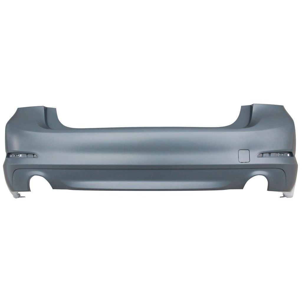 BMW BMW 5 SERIES (SEDAN) REAR BUMPER COVER PRIMED (530i/540d WO/M PKG)(WO/LUXURY PKG)(WO/SENSOR) OEM#51127475591 2017-2020 PL#BM1100372