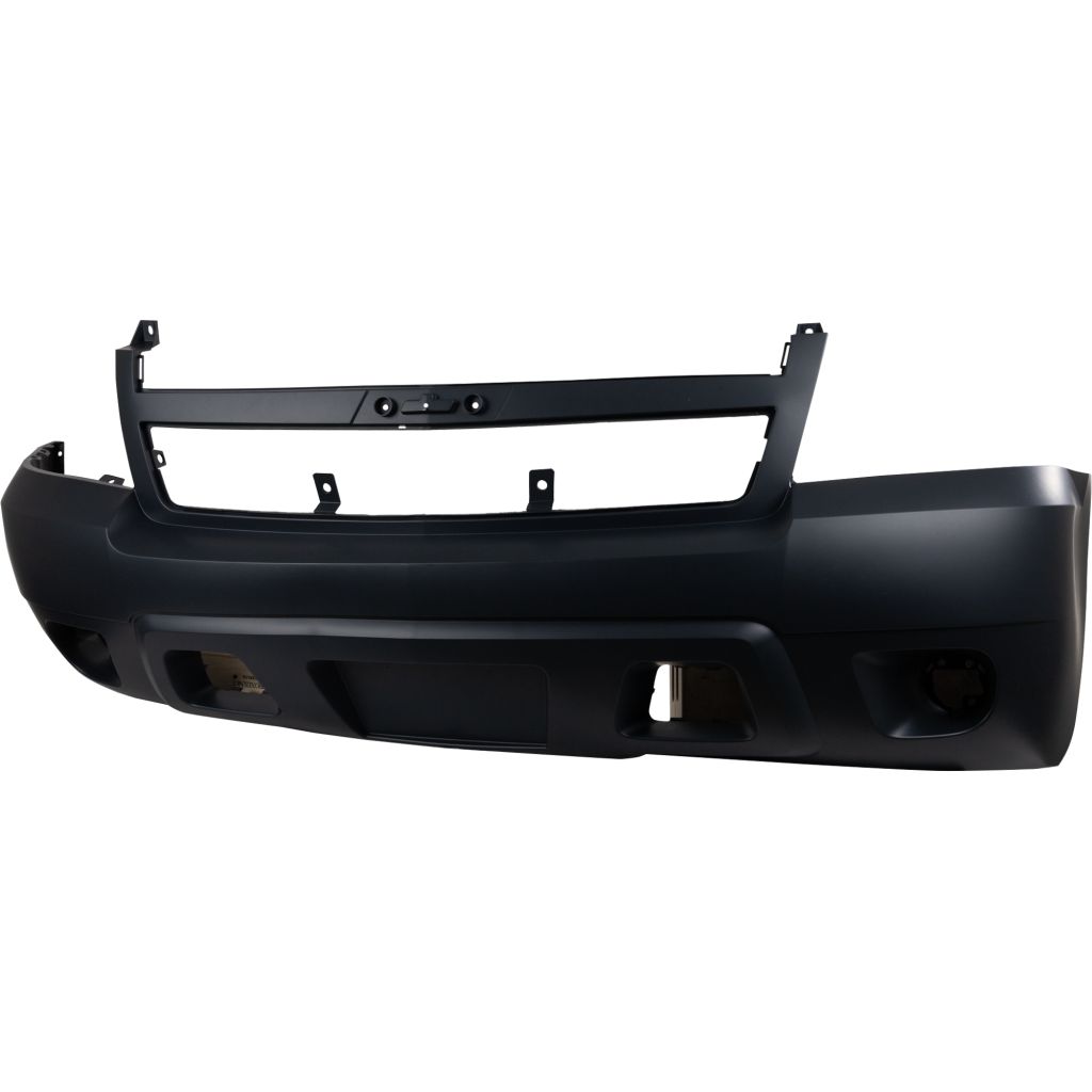 GM TRUCKS & VANS AVALANCHE FRONT BUMPER COVER PRIMED (W/ROUND FOG)**CAPA** OEM#25814570 2007-2013 PL#GM1000817C