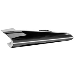 MAZDA MAZDA3 FOG LAMP COVER INNER TRIM RIGHT (Passenger Side) CHROME (W/FOG)(MEXICO BUILT) OEM#BAJC50C12 2017-2018 PL#MA1039136