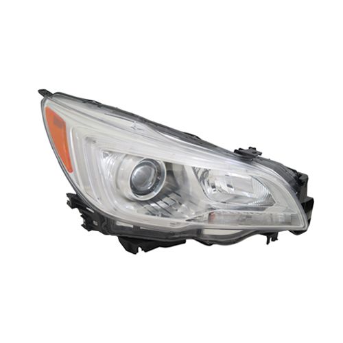 SUBARU LEGACY HEAD LAMP ASSEMBLY RIGHT (Passenger Side) (HALOGEN) (CHROME BEZEL)**CAPA** OEM#84001AL00A 2015-2017 PL#SU2503151C