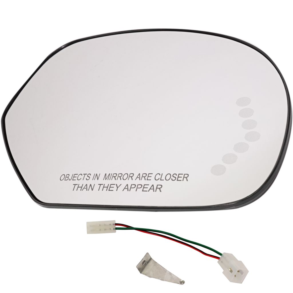 GM TRUCKS & VANS SILVERADO/PU 2500/3500 (CHEVY) DOOR MIRROR GLASS RIGHT (Passenger Side) HTD/SIGNAL (ENCASED IN BACKING) OEM#15886196 2011-2014 PL#GM1325138