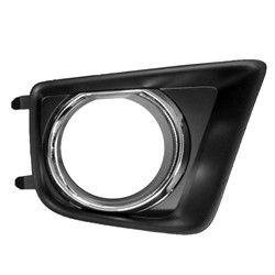 TOYOTA TACOMA FOG LAMP BEZEL RIGHT (Passenger Side) CHR/BLK OEM#8148104030 2012-2015 PL#TO1039185