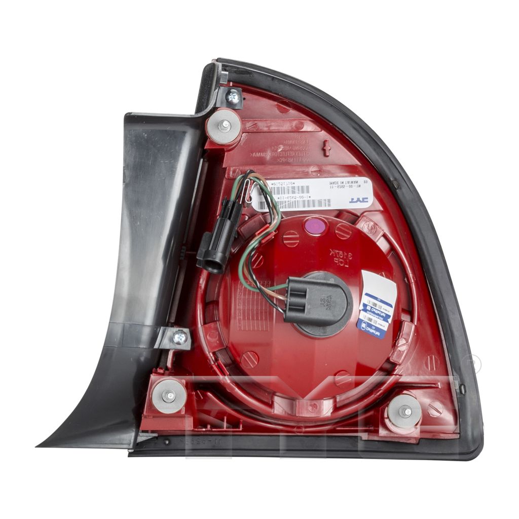 CHEVROLET MALIBU HYBRID TAIL LAMP ASSY LEFT (Driver Side) (OUTER)**CAPA** OEM#20914363 2008-2010 PL#GM2800224C