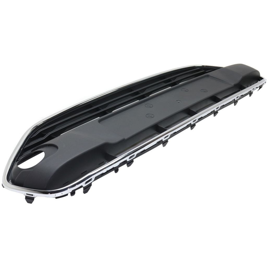 FORD TRUCKS & VANS TRANSIT CONNECT FRONT BUMPER GRILLE UPPER BLACK W/CHROME SURROUND MLDG **CAPA** OEM#DT1Z17E810A 2014-2018 PL#FO1036171C