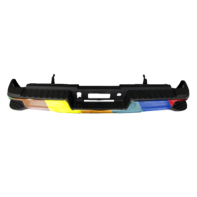 GM TRUCKS & VANS SIERRA/PU 2500/3500 (GMC) REAR STEP BMP ASSY CHROME (DUAL REAR WHEEL)(WO/SENSOR)(W/HITCH BAR) OEM#84077957-PFM 2015-2019 PL#GM1103191