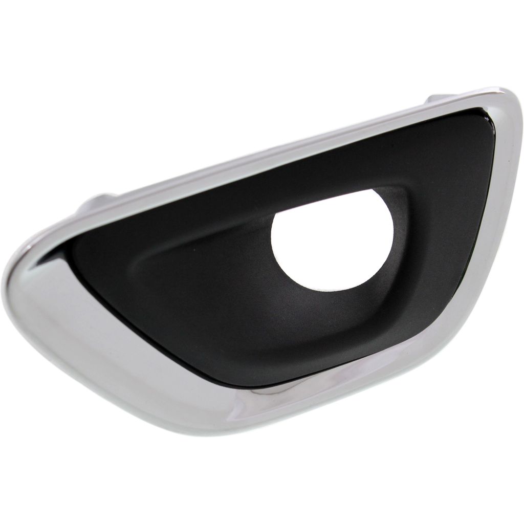 JEEP GRAND CHEROKEE FOG LAMP BEZEL LEFT (Driver Side) CHR/BLK (LAREDO/LTD/OVERLAND) OEM#68143079AB 2014-2016 PL#CH1038147