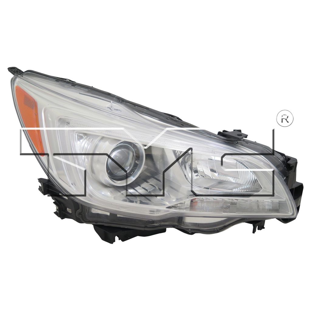 SUBARU LEGACY HEAD LAMP ASSEMBLY RIGHT (Passenger Side) (HALOGEN) (CHROME BEZEL)**CAPA** OEM#84001AL00A 2015-2017 PL#SU2503151C