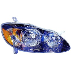 TOYOTA COROLLA/SEDAN HEAD LAMP ASSY RIGHT (Passenger Side) (S/XRS MDL) **CAPA** OEM#8111002370 2005-2008 PL#TO2503154C
