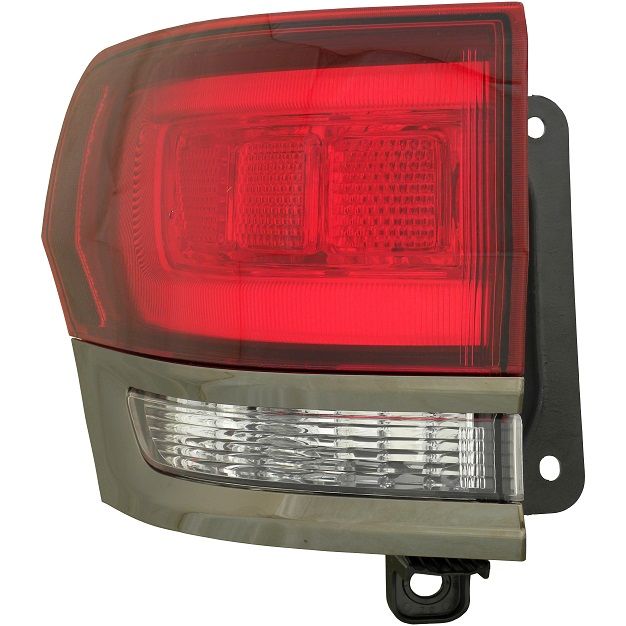 JEEPVEHICLE GRAND CHEROKEE / GRAND CHEROKEE WK TAIL LAMP ASSY LEFT (Driver Side) BUMPERRONZE INSERT (75th EDITION) OEM#68289997AA 2015-2022 PL#CH2804118