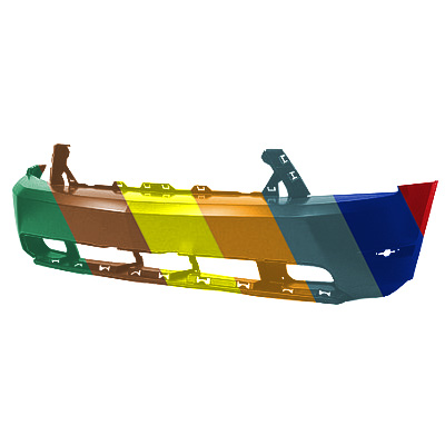 FORD MUSTANG FRONT BUMPER COVER PRIMED (GT/BOSS 302) OEM#AR3Z17D957BA 2010-2012 PL#FO1000646