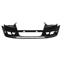 AUDI A3 SEDAN FRONT BUMPER COVER PRIMED (WO/WASH)(W/PK SENSOR)(WO/PK ASSIST)(WO/S-LINE)**CAPA** OEM#8V5807065BGRU 2015-2016 PL#AU1000219C