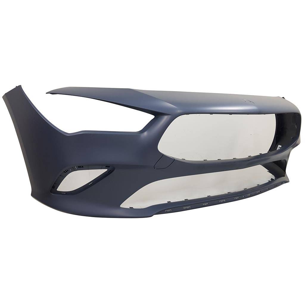 MERCEDES-BENZ CLA-CLASS FRONT BUMPER COVER PRIMED (WO/ACTIVE PK ASSIST)(CLA250 WO/AMG) OEM#11888502039999 2020-2023 PL#MB1000615
