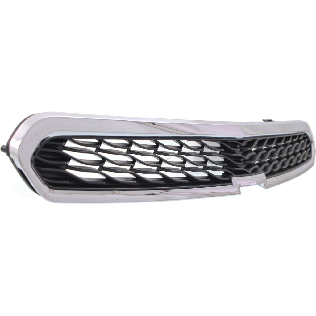 CHEVROLET SPARK GRILLE UPPER CHR/BLK (LS/1LT)(WO/FOG) OEM#95078754 2013-2015 PL#GM1200657