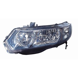 HONDA CIVIC COUPE HEAD LAMP UNIT LEFT (Driver Side) (CLEAR SIGN LENS) **CAPA** OEM#33151SVAA51 2009-2011 PL#HO2518126C