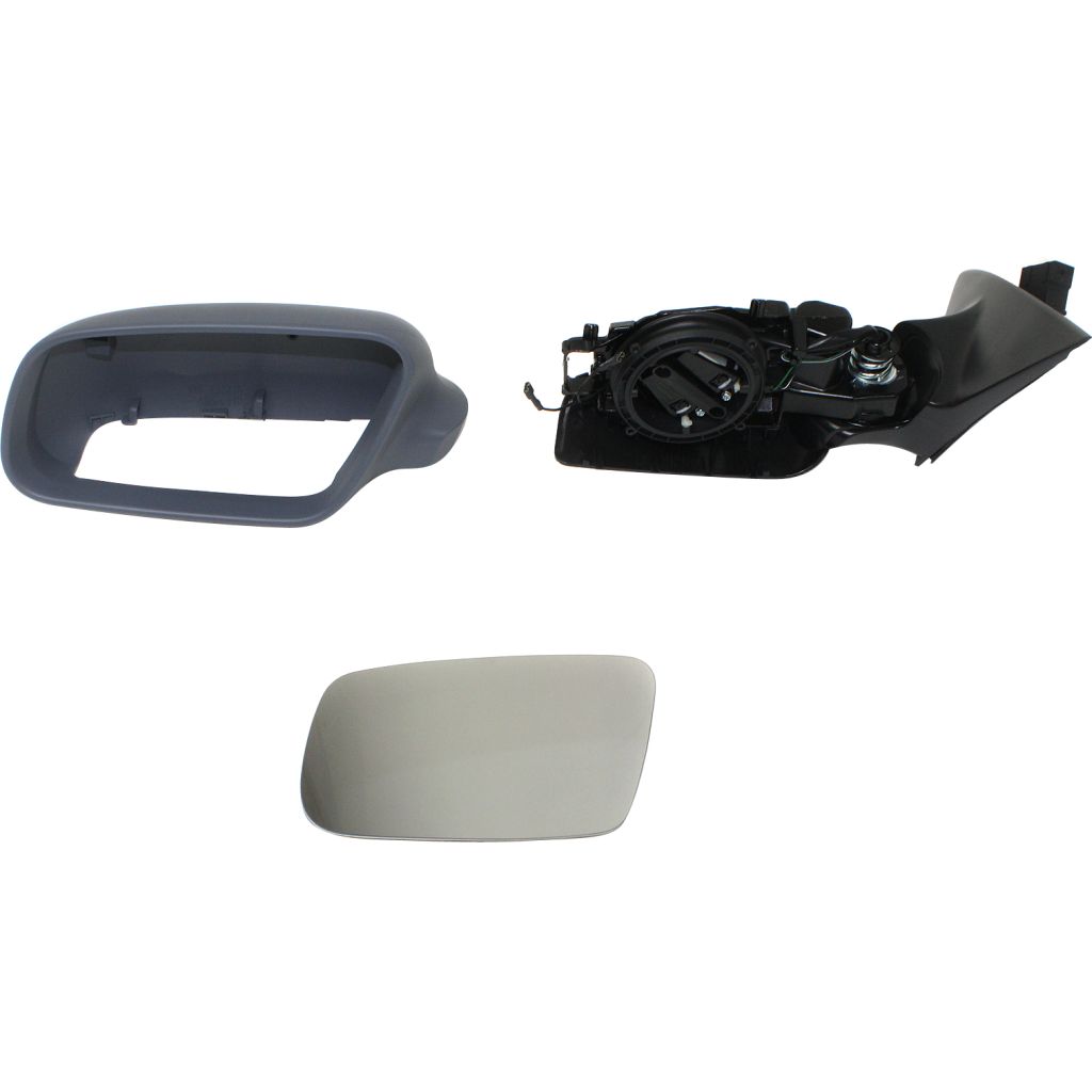 AUDI A6 SEDAN /WAGON DOOR MIRROR LEFT (Driver Side) PWR/HTD OEM#4B1858531BB3FZ-PFM 2000-2004 PL#AU1320110