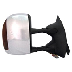 FORD TRUCKS & VANS FORD/PU (F250/350/450/550) Super Duty DOOR MIRROR RIGHT (Passenger Side) PWR/HTD/SIGNAL (CHROME CVR)(DUAL ARMS/GLASS)(TRAILER) OEM#5C3Z17682EAA 2003-2007 PL#FO1321269
