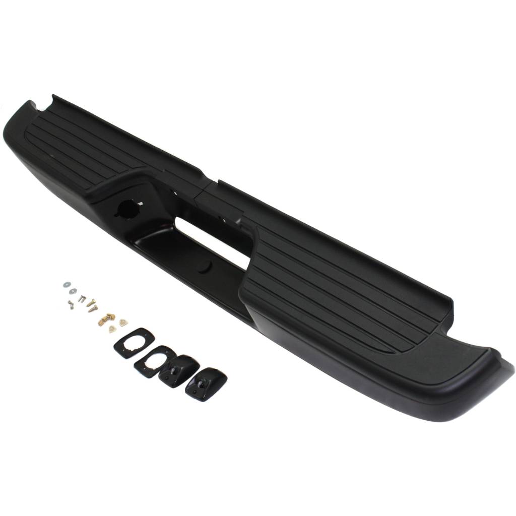 TOYOTA TACOMA STEP BUMPER ASSEMBLY BLACK (W/PAD)(W/BKT)(STD BED) OEM#002283598201 2001-2004 PL#TO1102214