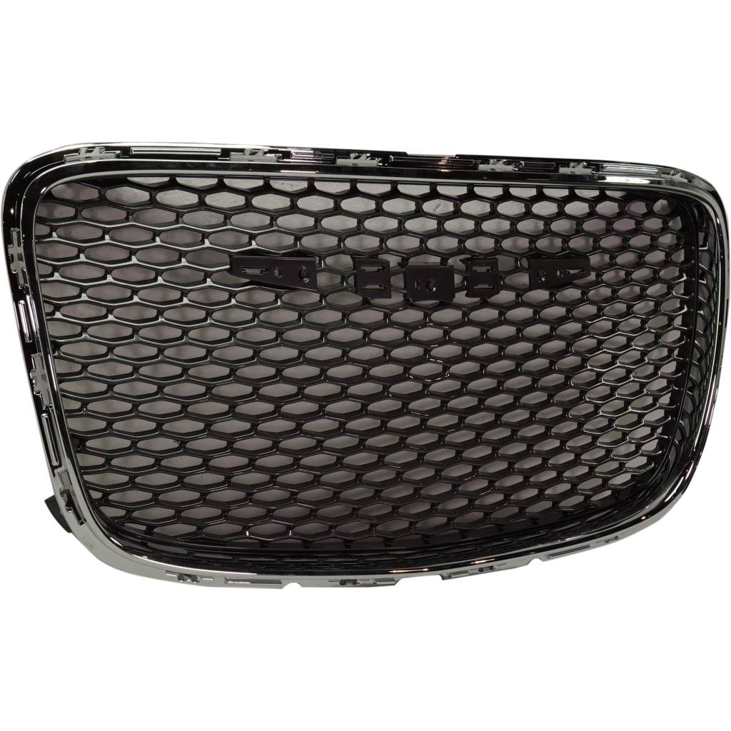 CHRYSLER 300 GRILLE CHR/DK-GRAY (LTD/C)**CAPA** OEM#5SW16LAUAE 2015-2023 PL#CH1200394C