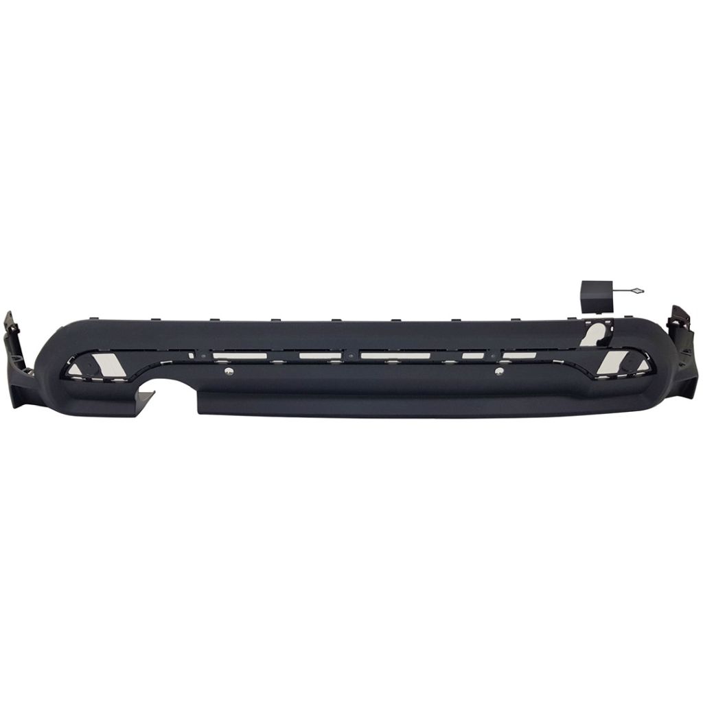 MINI COOPER HARDTOP 4DOORS REAR BUMPER LOWER VALANCE TXT-BLACK(W/SENSOR)(BASE MDL) OEM#51125A3CAC6 2022-2024 PL#MC1195110