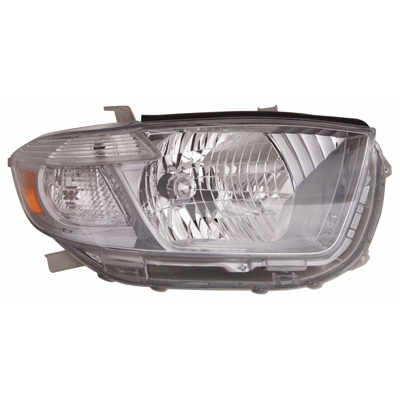 TOYOTA HIGHLANDER HEAD LAMP UNIT RIGHT (Passenger Side) (JAPAN)(SPORT MDL)(BLACK HOUSING) OEM#8113048480 2008-2010 PL#TO2503177