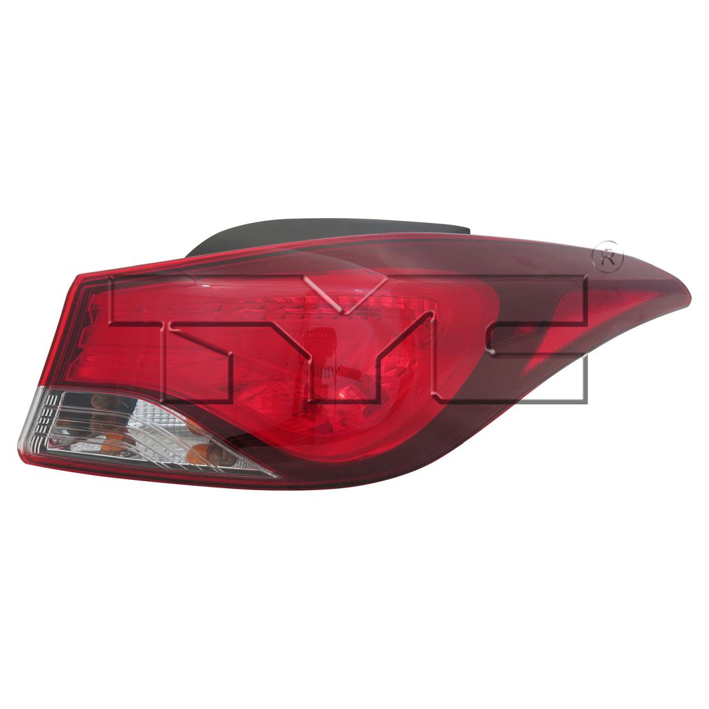 HYUNDAI ELANTRA SEDAN TAIL LAMP ASSEMBLY RIGHT (Passenger Side) (OUTER)(USA)(STD BULB) **CAPA** OEM#924023Y500 2014-2016 PL#HY2805131C