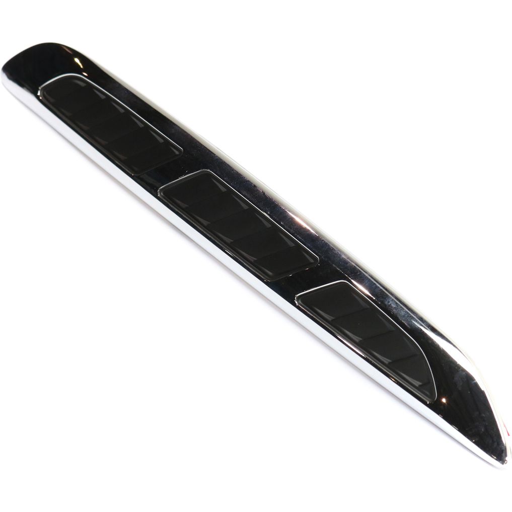 BUICK ENCLAVE HOOD MOLDING SIDE LEFT (Driver Side) CHR/BLK OEM#25867285 2008-2012 PL#GM1235126