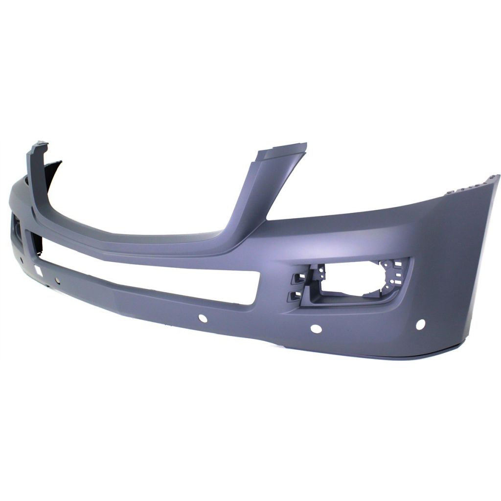 MERCEDES-BENZ GL-CLASS (164) FRONT BUMPER COVER PRIMED 320/450 (ROUND FOG)(WO/WASHER)(W/ SENSOR)(WO/CURVE LIGHT) OEM#16488517259999 2007-2009 PL#MB1000257