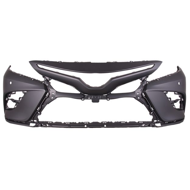 TOYOTA CAMRY FRONT BUMPER COVER PRIMED (XSE)(W/SENSOR)(WO/CAMERA) OEM#521190X939 2018-2019 PL#TO1000441