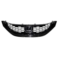 HONDA CIVIC SEDAN GRILLE PTD BLACK 1.8L EX / 2.4L Si OEM#71121TR3A11 2013-2015 PL#HO1200218