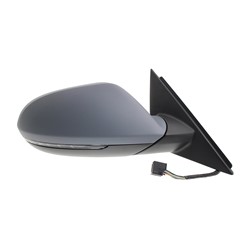 AUDI S6 SEDAN DOOR MIRROR RIGHT (Passenger Side) PWR/HTD/SIGNAL/MEMORY/M-FOLD (WO/CAMERA)(FM 11-7-11)PTD COVER OEM#4G1857410Q01C-PFM 2013-2018 PL#AU1321131