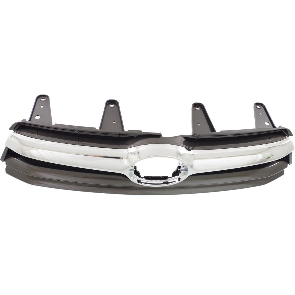 TOYOTA HIGHLANDER HYBRID GRILLE UPPER BLACK W/GRILLE MOLDING CHROME OEM#531010E170 2014-2016 PL#TO1200371